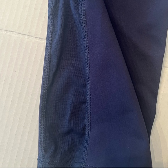 NIKE DRI FIT NAVY BLUE SIZE SMALL ANKLE RUNNING LEGGINGS - Picture 2 of 13